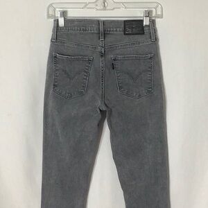 Levi’s Gray 720 High Rise Super Skinny Jeans Size 24